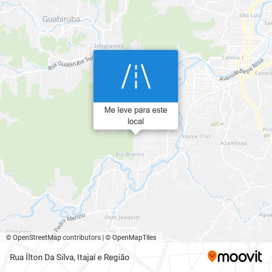 Rua Ílton Da Silva mapa