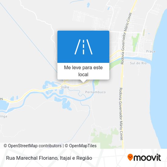 Rua Marechal Floriano mapa