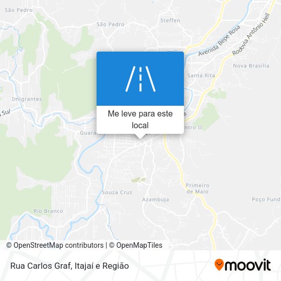 Rua Carlos Graf mapa