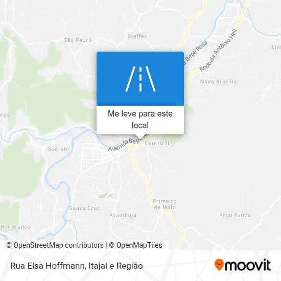 Rua Elsa Hoffmann mapa