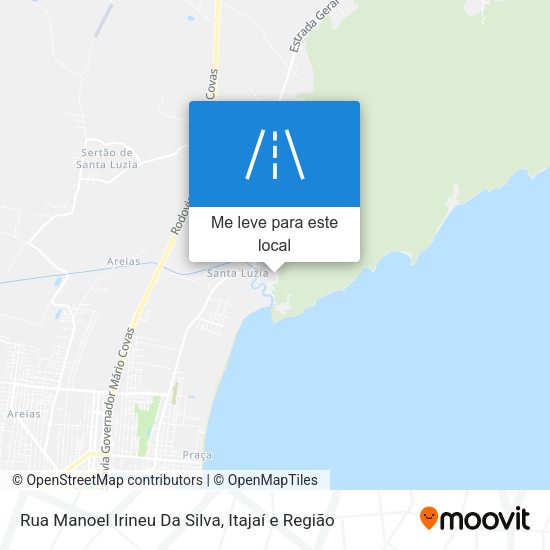 Rua Manoel Irineu Da Silva mapa