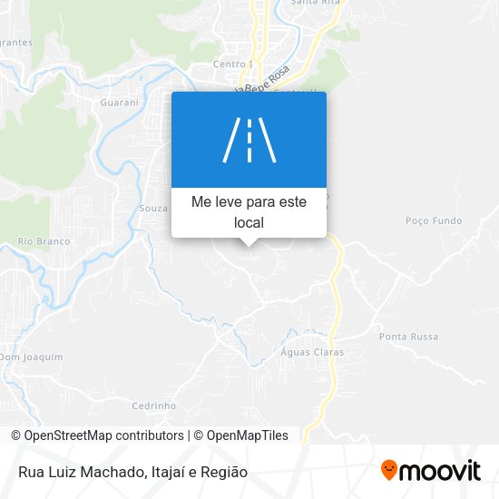 Rua Luiz Machado mapa