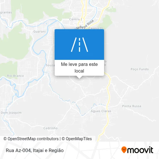 Rua Az-004 mapa