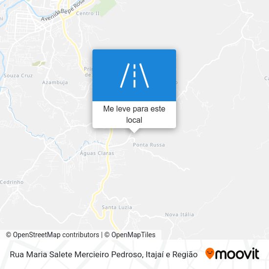 Rua Maria Salete Mercieiro Pedroso mapa