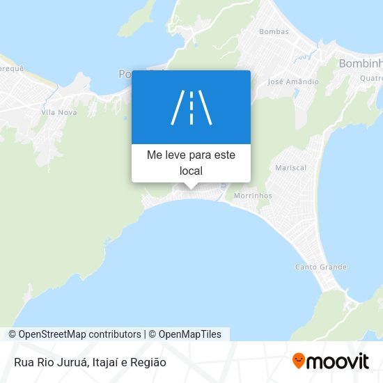 Rua Rio Juruá mapa