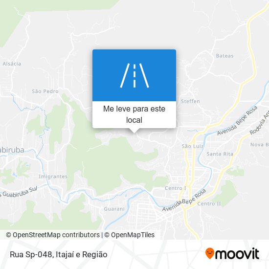 Rua Sp-048 mapa