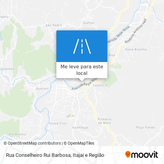 Rua Conselheiro Rui Barbosa mapa