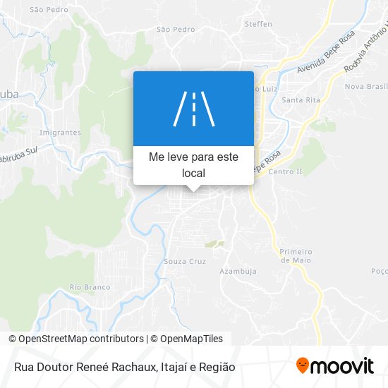 Rua Doutor Reneé Rachaux mapa