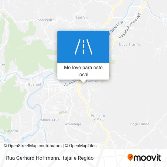 Rua Gerhard Hoffmann mapa