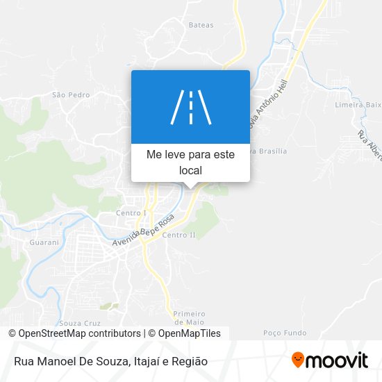 Rua Manoel De Souza mapa