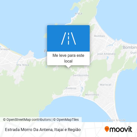 Estrada Morro Da Antena mapa