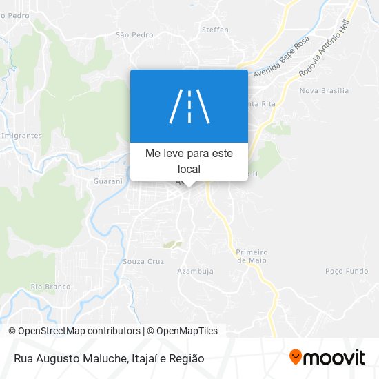 Rua Augusto Maluche mapa