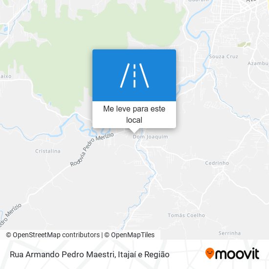 Rua Armando Pedro Maestri mapa