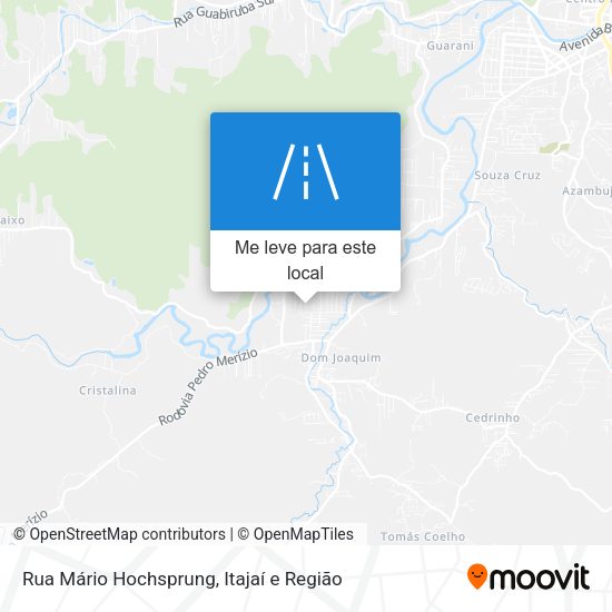 Rua Mário Hochsprung mapa