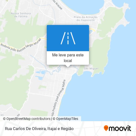 Rua Carlos De Oliveira mapa