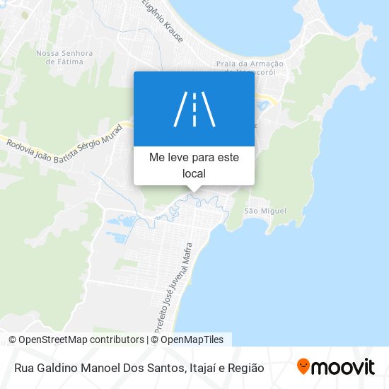 Rua Galdino Manoel Dos Santos mapa