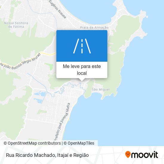 Rua Ricardo Machado mapa