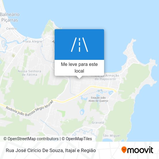 Rua José Cirício De Souza mapa