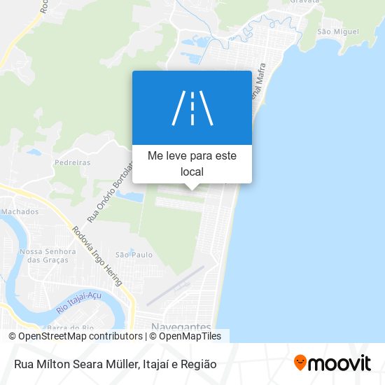 Rua Mílton Seara Müller mapa