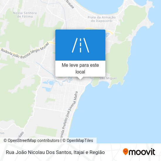 Rua João Nicolau Dos Santos mapa
