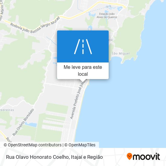 Rua Olavo Honorato Coelho mapa