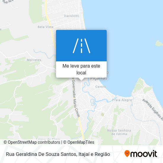 Rua Geraldina De Souza Santos mapa