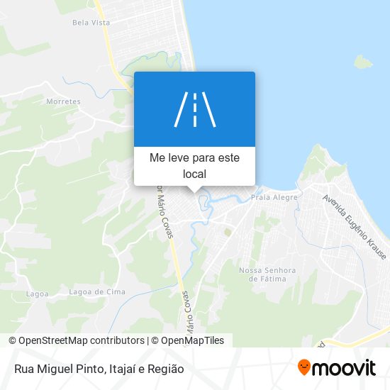 Rua Miguel Pinto mapa