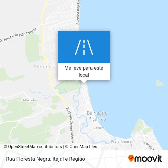 Rua Floresta Negra mapa