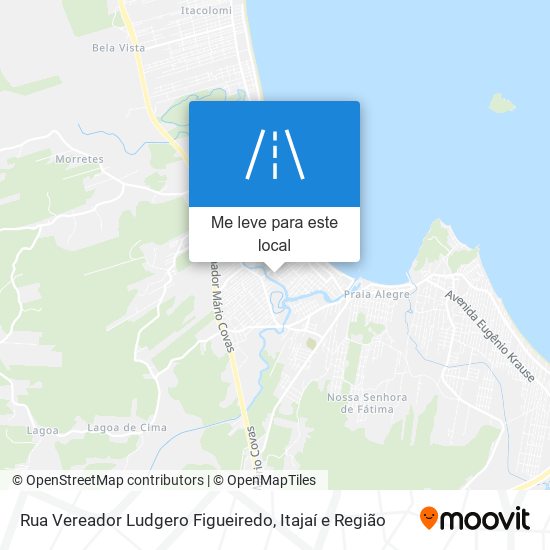 Rua Vereador Ludgero Figueiredo mapa