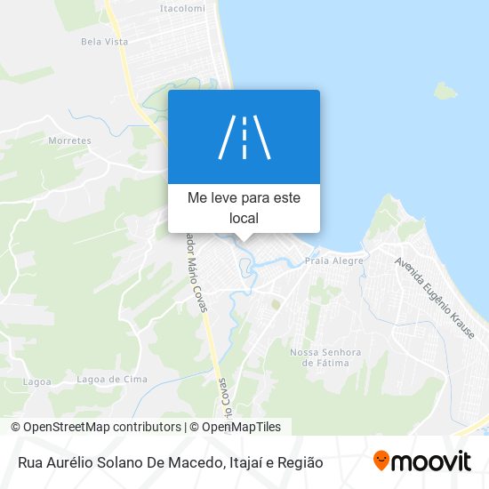 Rua Aurélio Solano De Macedo mapa