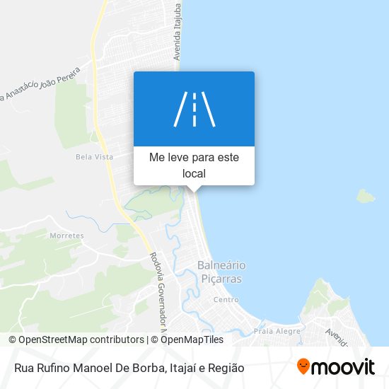 Rua Rufino Manoel De Borba mapa