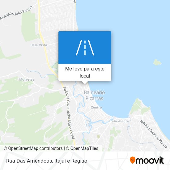 Rua Das Amêndoas mapa