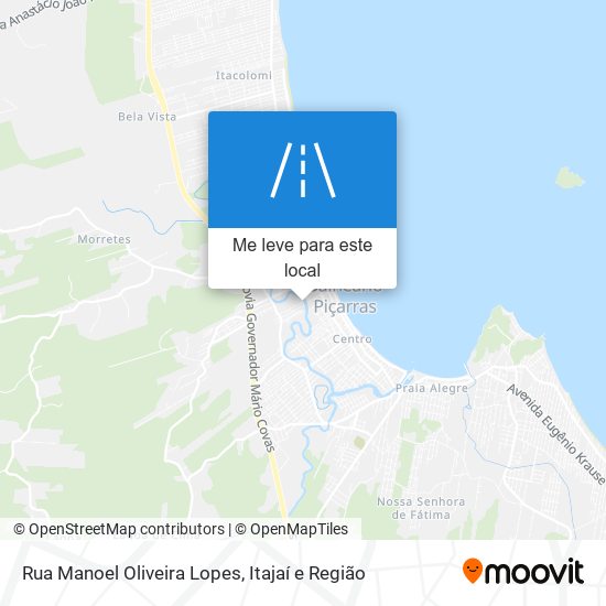 Rua Manoel Oliveira Lopes mapa