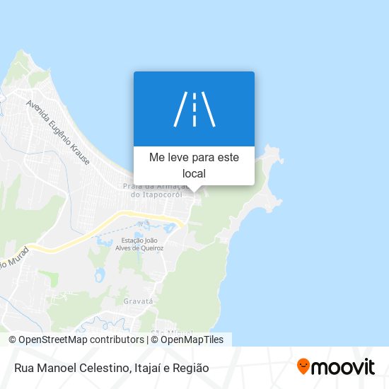 Rua Manoel Celestino mapa