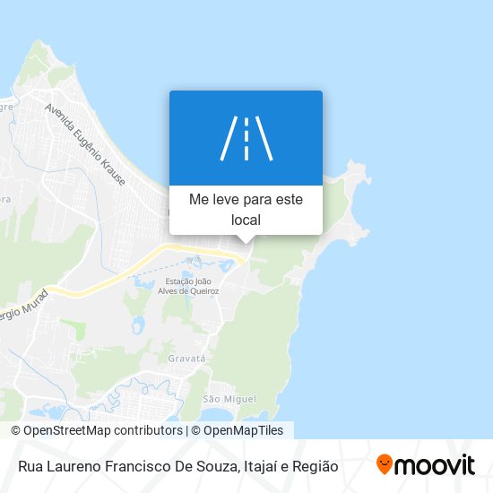 Rua Laureno Francisco De Souza mapa