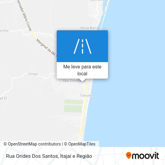 Rua Orides Dos Santos mapa