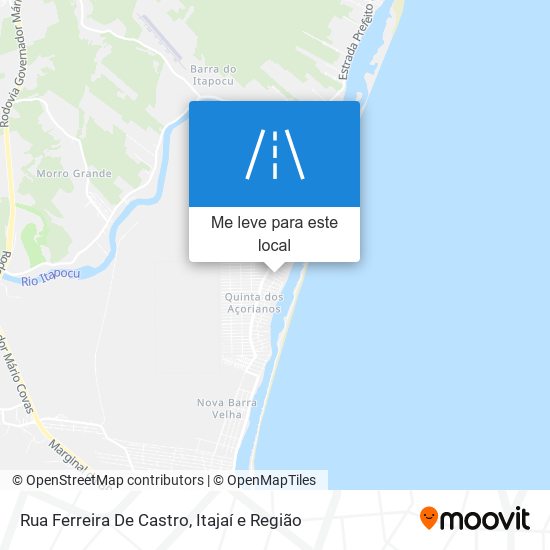 Rua Ferreira De Castro mapa