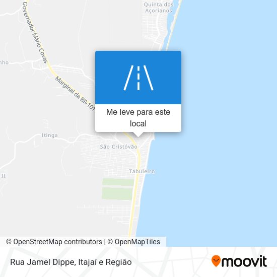 Rua Jamel Dippe mapa