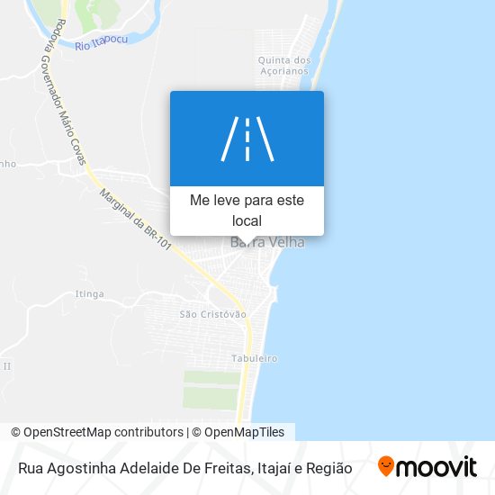 Rua Agostinha Adelaide De Freitas mapa
