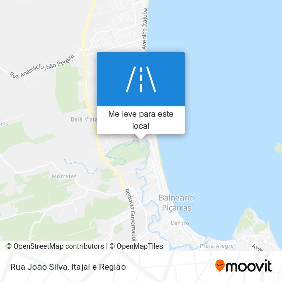 Rua João Silva mapa