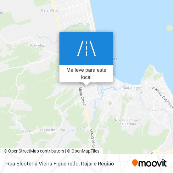 Rua Eleotéria Vieira Figueiredo mapa