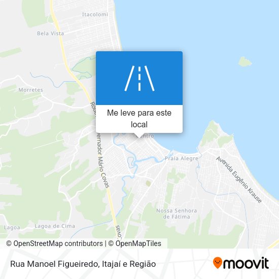 Rua Manoel Figueiredo mapa