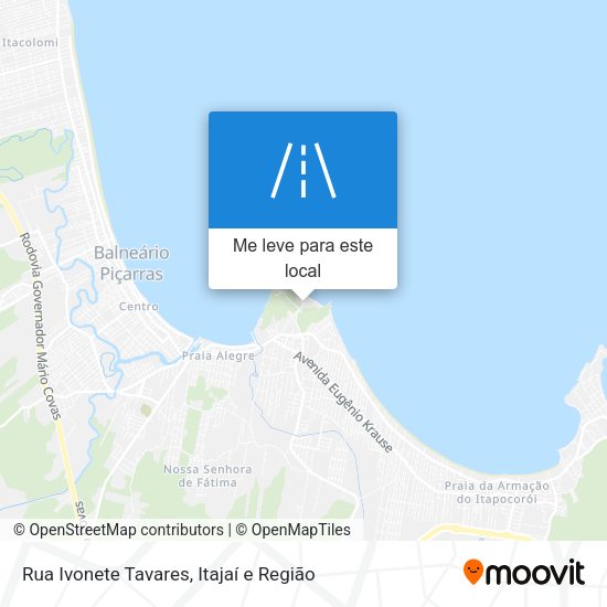 Rua Ivonete Tavares mapa
