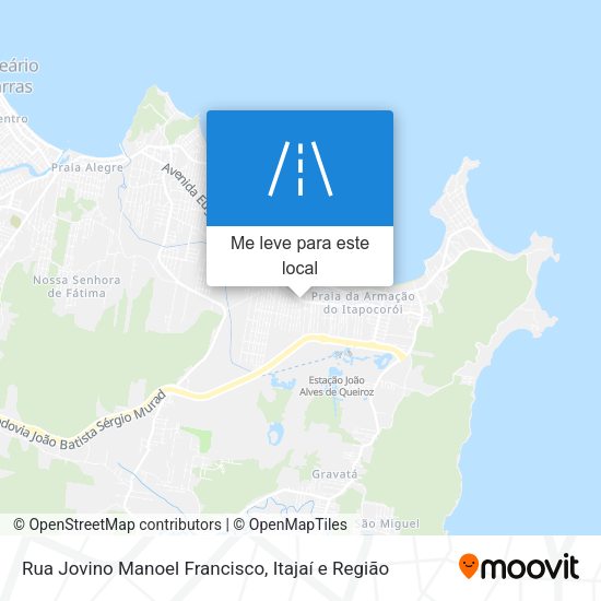Rua Jovino Manoel Francisco mapa