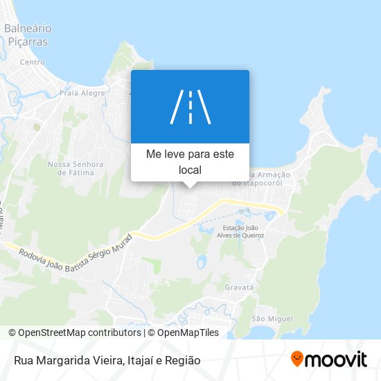 Rua Margarida Vieira mapa