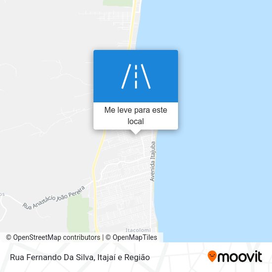 Rua Fernando Da Silva mapa