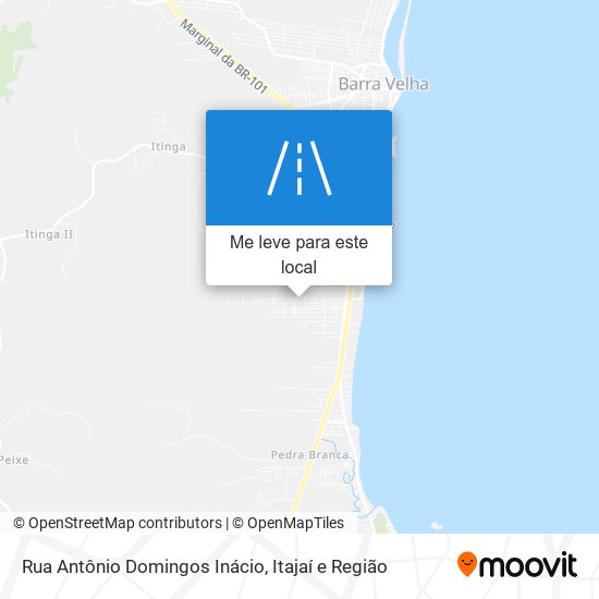 Rua Antônio Domingos Inácio mapa