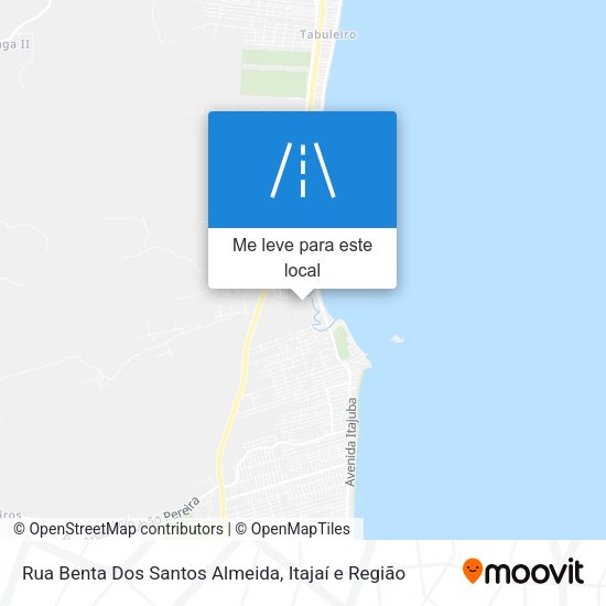Rua Benta Dos Santos Almeida mapa