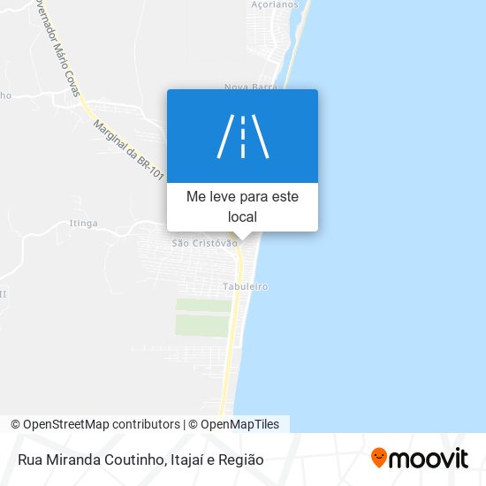 Rua Miranda Coutinho mapa
