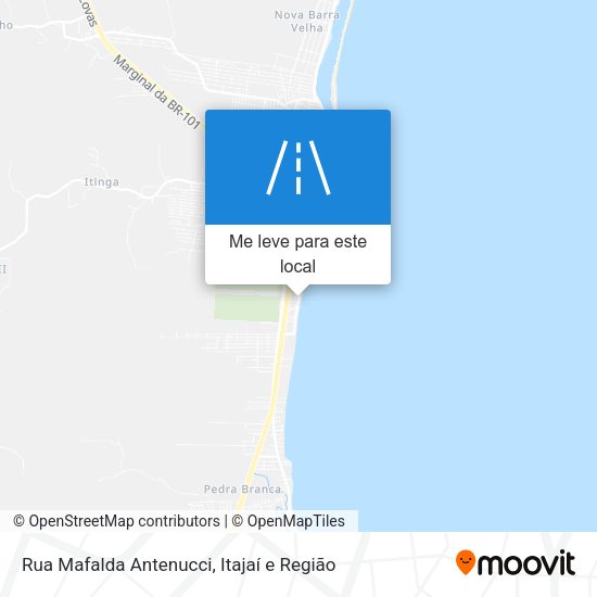 Rua Mafalda Antenucci mapa